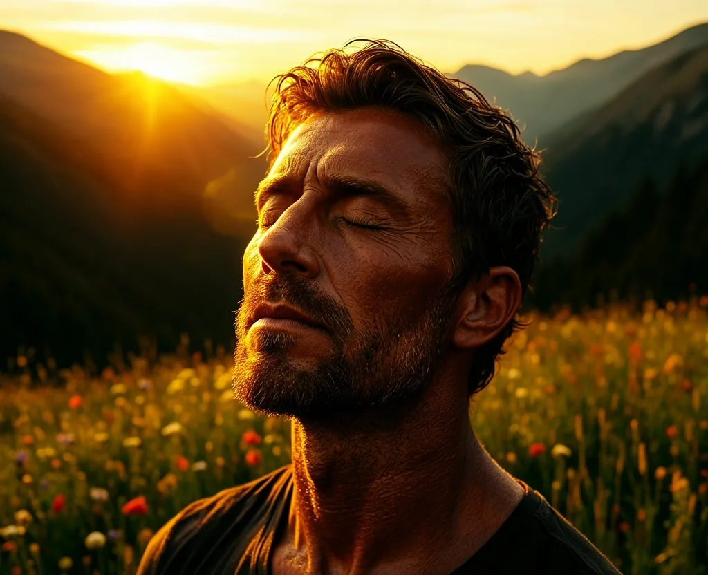 Traditional morning light ritual